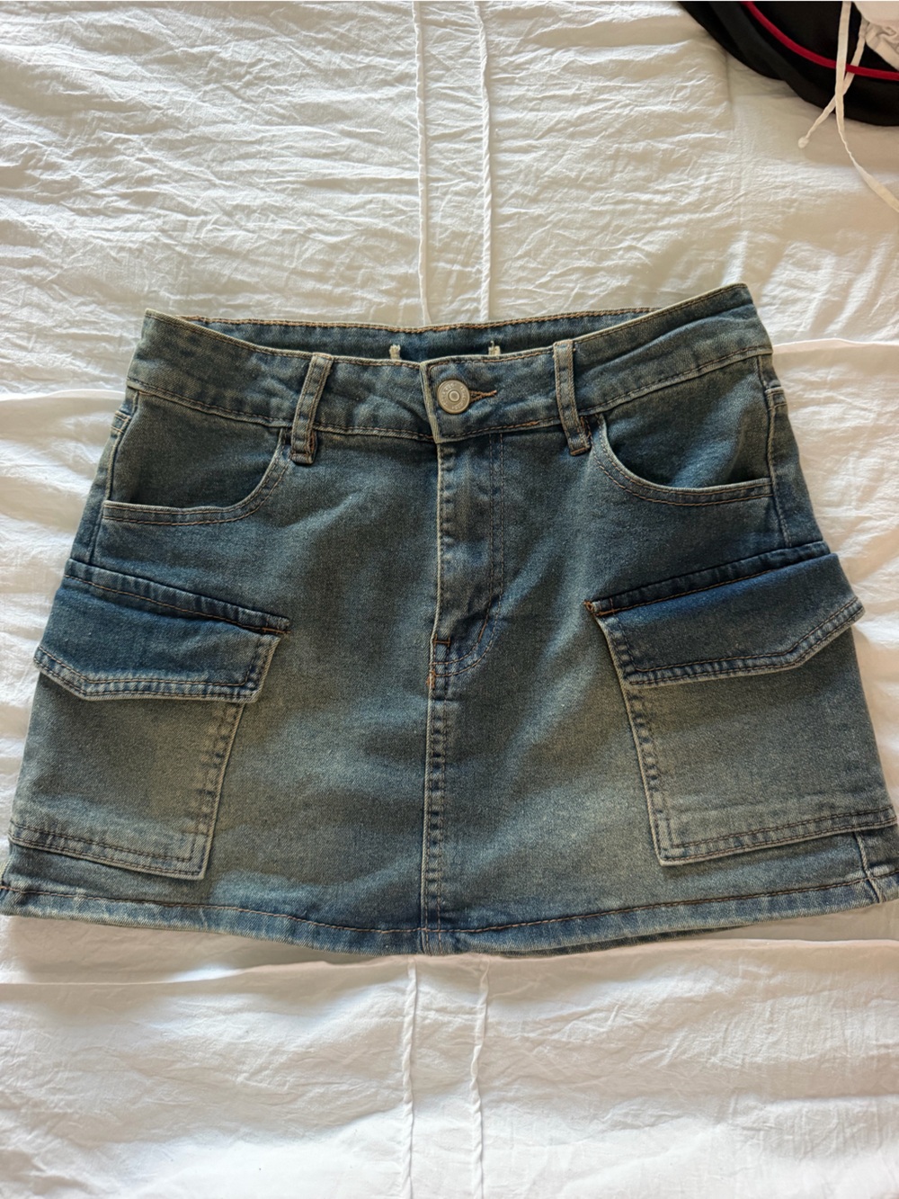 Women’s Denim Cargo Skirt